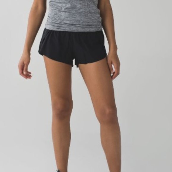 Lululemon Split Second Short II  Black - Picture 2 of 7